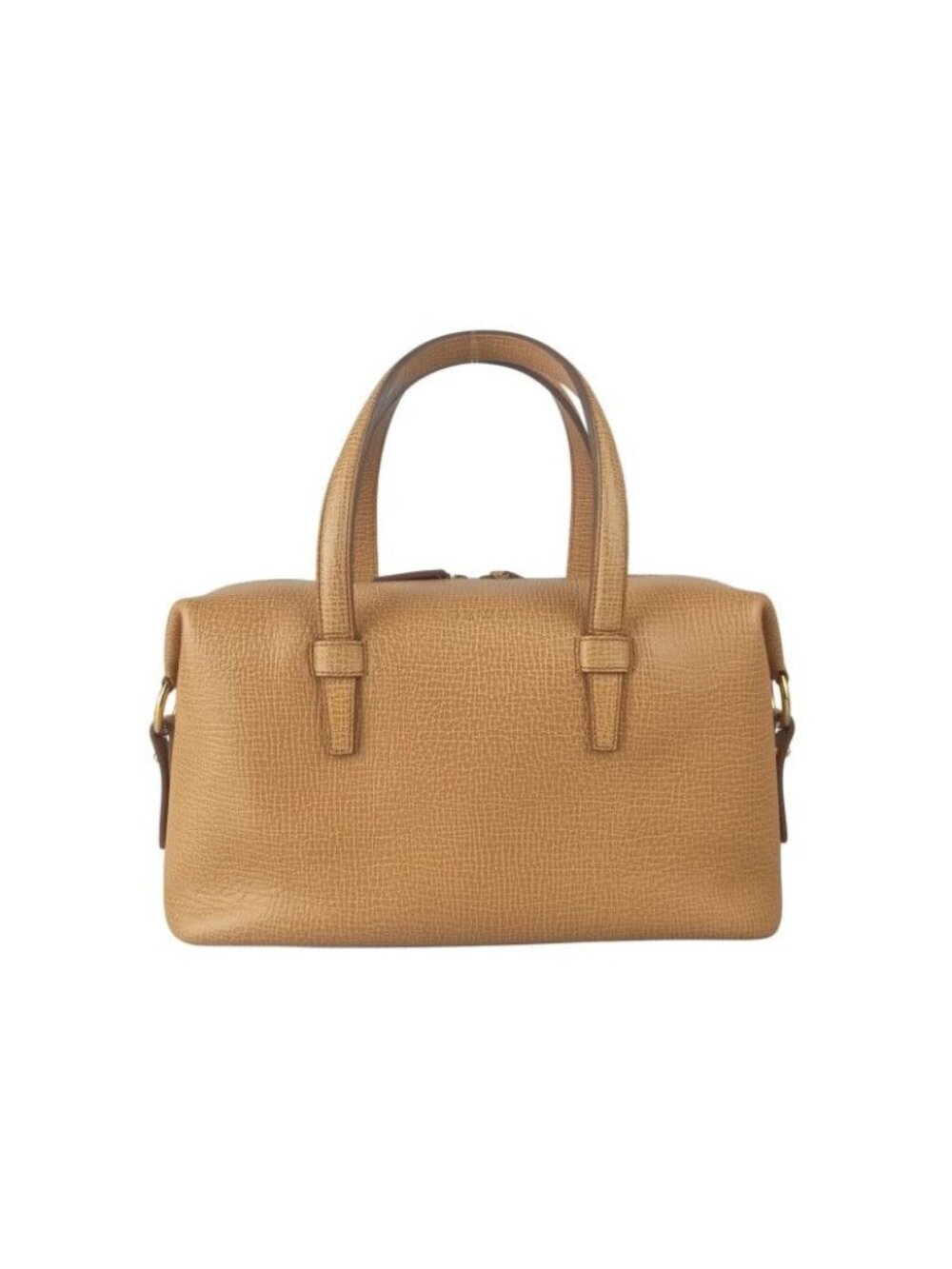 Loewe Mini Boston Bag Light Brown Leather Gold